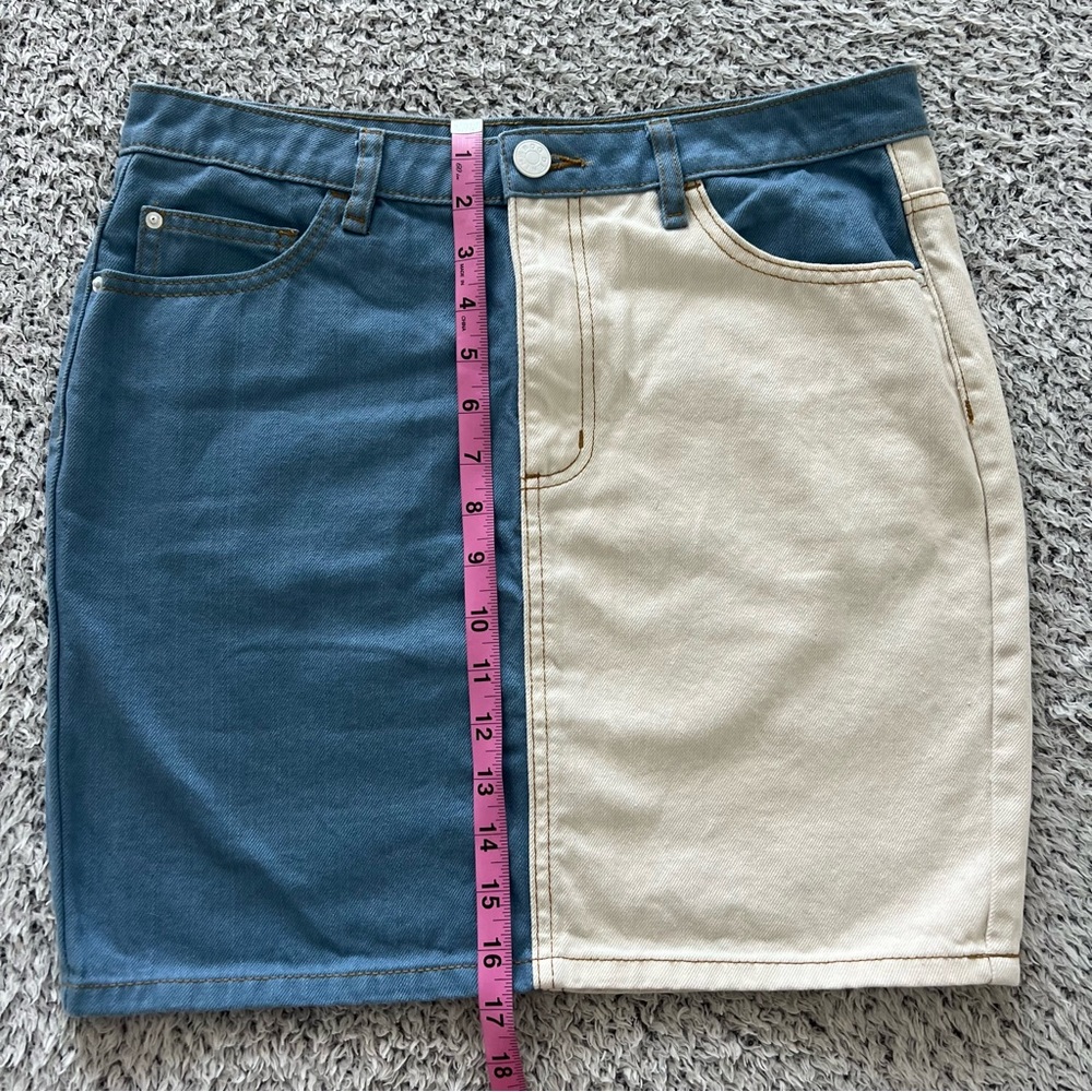 Urban outfitters BDG Two-Tone Pencil Mini Skirt - Picture 5 of 7